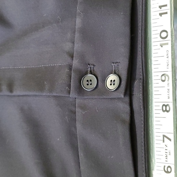 TALBOTS NWT. Black slacks,  heritage style. Size 8. Zipper front closure. - Picture 6 of 10
